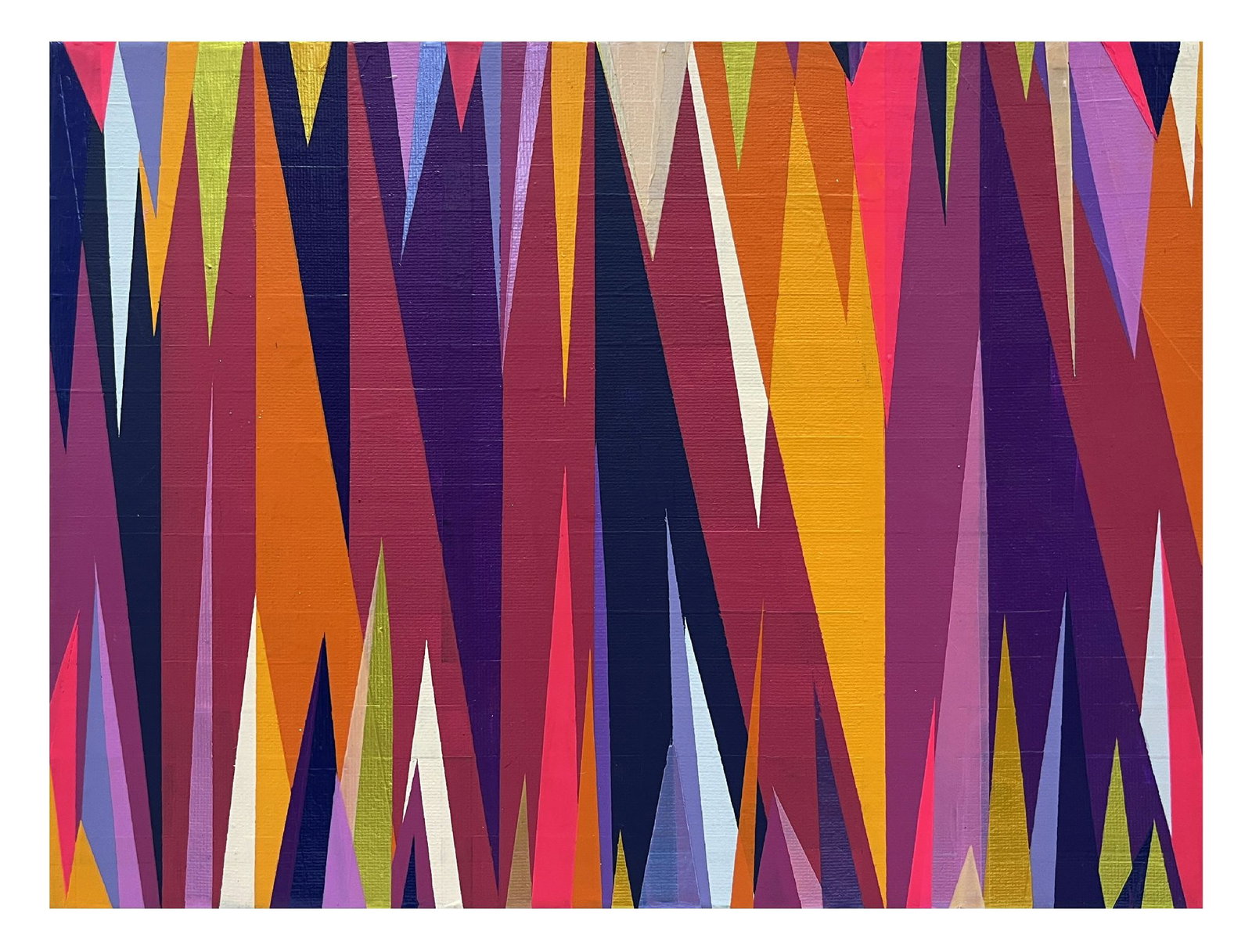 Beth Liez - Color No.8: Artist: Beth Liez Title: Color No.8 Year: 2024 Dimensions: 12 x 9 in. Edition: Original One-of-a-Kind Painting Medium: Hand painted acrylic on canvas Condition: Excellent Signature Details: