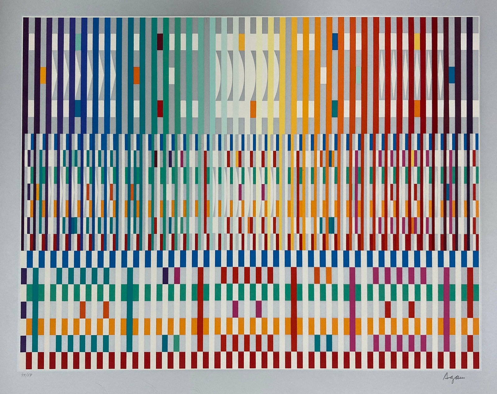 Yaacov Agam - Thanksgiving (Light)