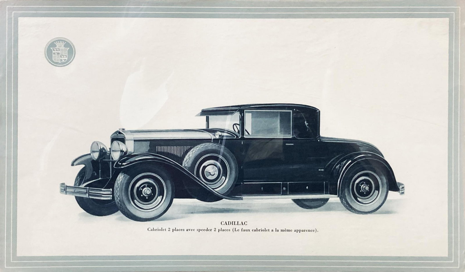 Original Showroom Print Cadillac Cabriolet 2 (1 of 1)