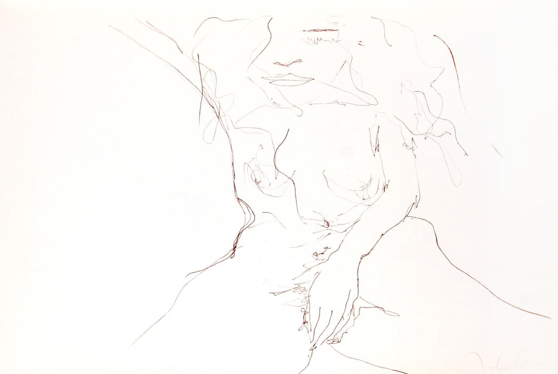 John Lennon - Bag One II: Artist: John Lennon Title: Bag One II Year: 1969 Dimensions: 8.5in. by 11in. Edition: From the rare limited edition Publisher: Lee Nordness Galleries Suite: Bag One Medium: Offset lithograph on paper