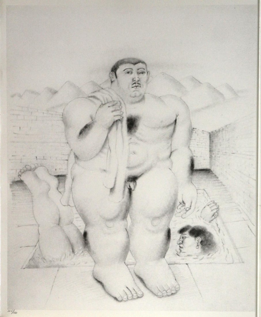 Fernando Botero (After) - Untitled From "Dessins et: Artist: Fernando Botero (After) Title: Untitled From "Dessins et Aquarelles" Year: 1984 Dimensions: 13in. by 15.75in. Edition: From the limited edition Publisher: Editions de la Difference, pub.