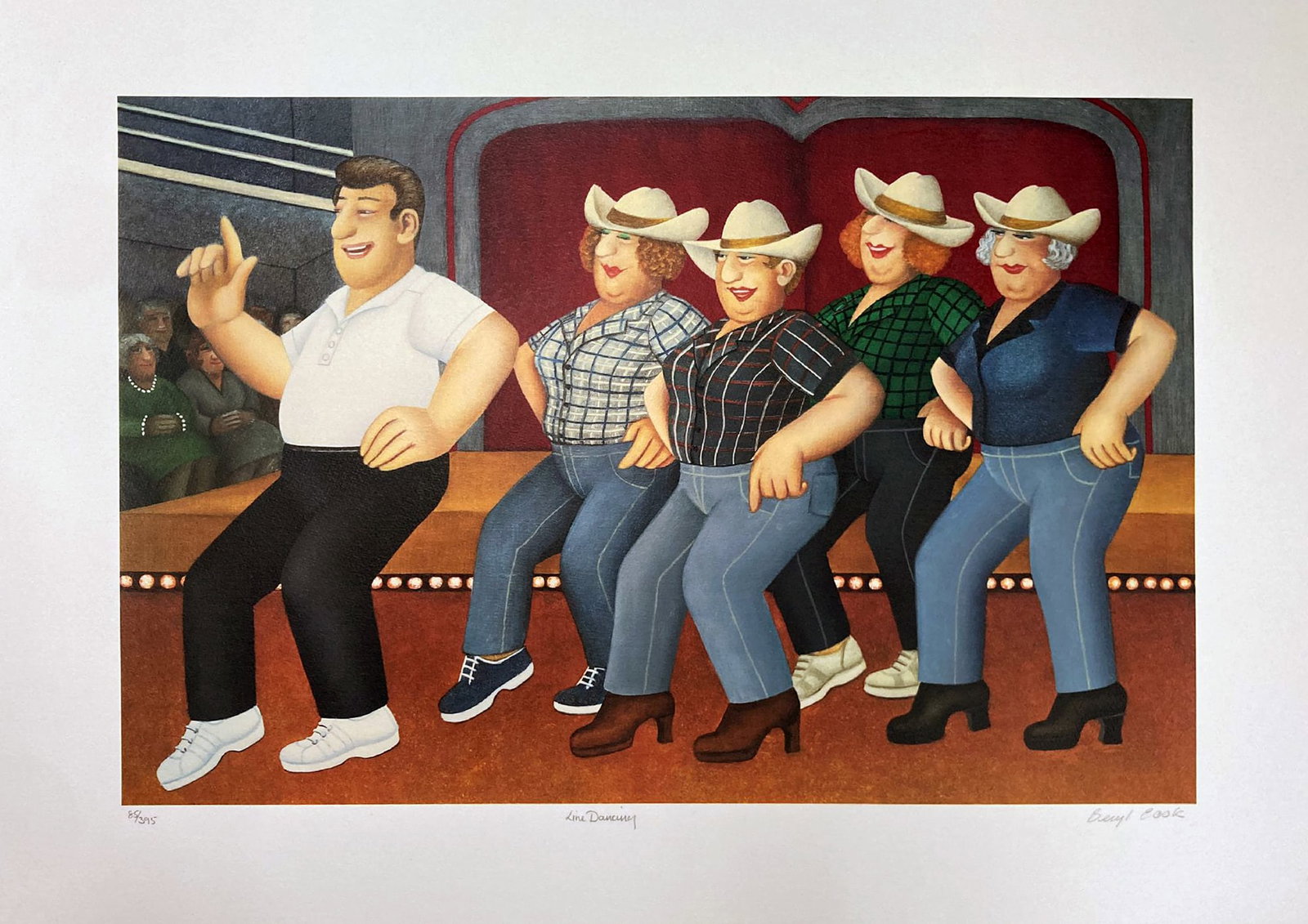 Beryl Cook - Line Dancing (1 of 1)