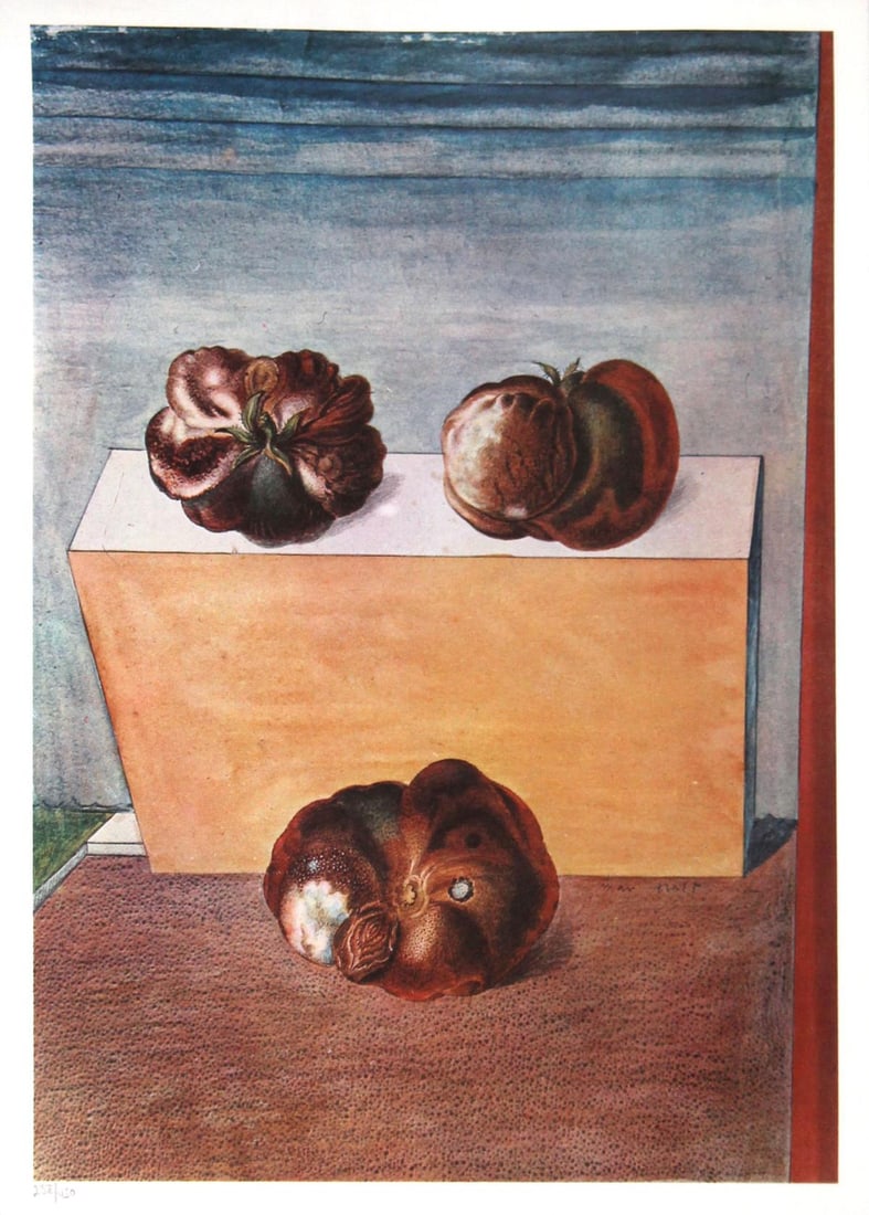 Max Ernst - Tavola 13: Artist: Max Ernst Title: Tavola 13 Year: 1961 Dimensions: 15in. by 10.5in. Edition: From the limited edition of 450 Publisher: Grafiche Milani Editrice e Societa Milan Suite: 40 Disegni di Maestri