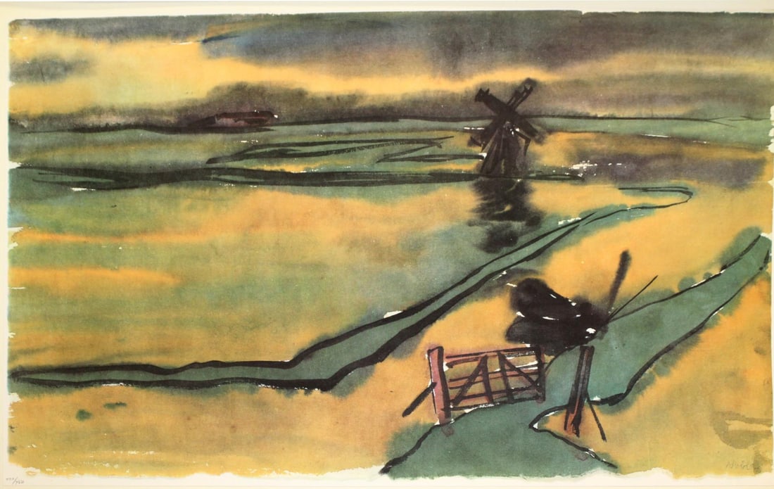 Emil Nolde (After) - Tavola 30: Artist: Emil Nolde (After) Title: Tavola 30 Year: 1961 Dimensions: 14in. by 19in. Edition: From the limited edition of 450 Publisher: Grafiche Milani Editrice e Societa Milano Suite: Tavola - 40