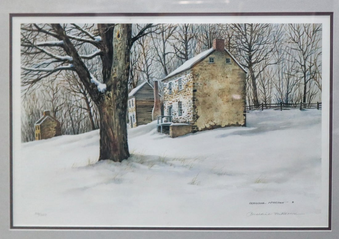Geraldine McKeown - Untitled: Artist: Geraldine McKeown Title: Untitled Dimensions: 21in. by 28in. Edition: From the rare limitted edition of 350 Medium: Original Lithograph on paper Condition: Excellent Signature Details: Hand