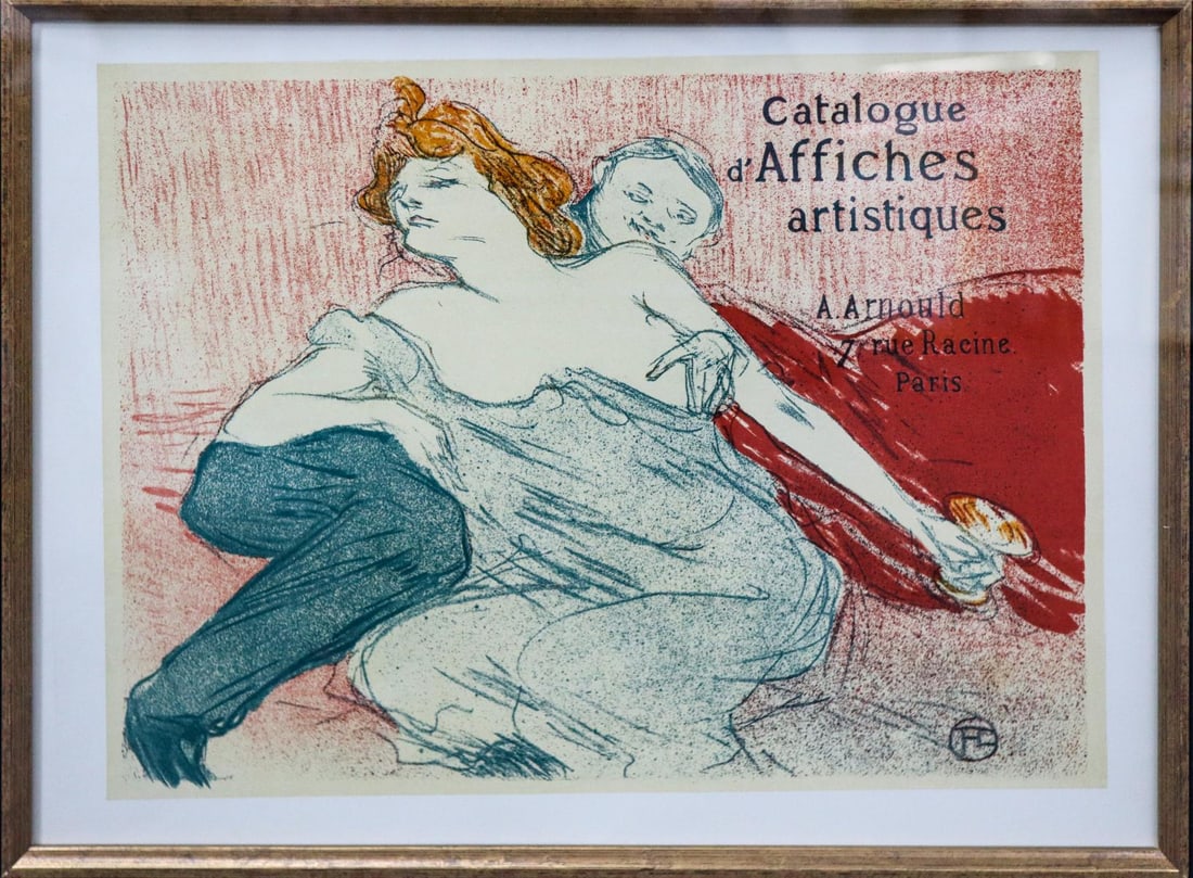 Henri Toulouse-Lautrec - Au Concert: Artist: Henri Toulouse-Lautrec Title: Au Concert Year: 1946 Dimensions: 10in. by 8in. Edition: From the rare limited edition Publisher: Led Editions Holbein Suite: Affiches de Toulouse-Lautrec