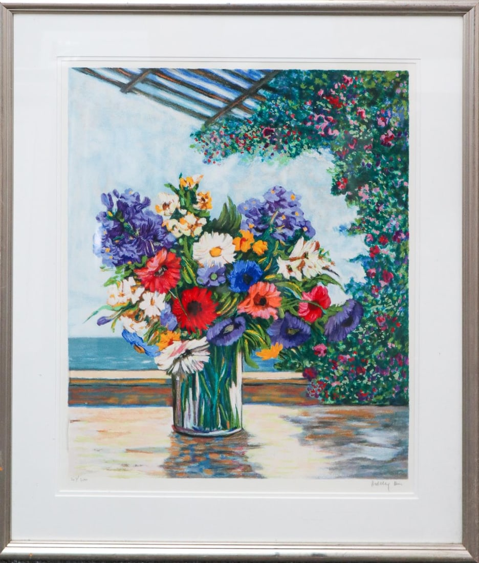 Heddy Kun - Morning Breeze: Artist: Heddy Kun Title: Morning Breeze Year: 2016 Dimensions: 35in. by 30in. Edition: From the rare limited edition of 300 Medium: Signed silkscreen on paper Condition: Excellent Signature Details:
