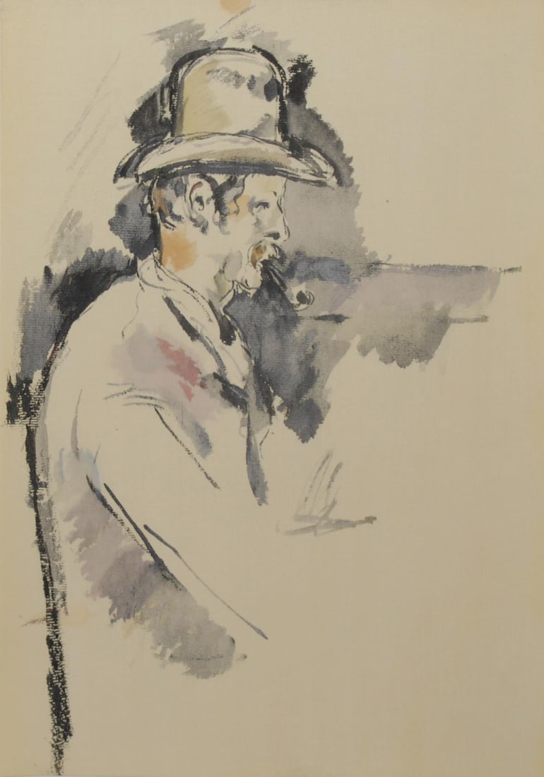 Paul Cezanne (After) - Etude pour un Joueur de Carte: Artist: Paul Cezanne (After) Title: Etude pour un Joueur de Carte Year: 1971 Dimensions: 16.25in. by 21in. Edition: I from the rare limited edition of XXX Publisher: Abraham Bornstein Editions
