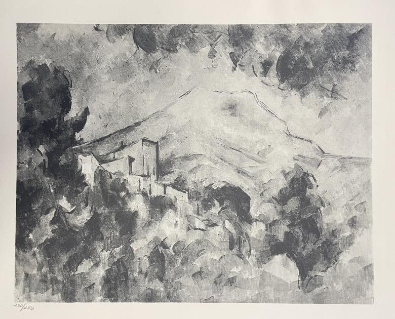 Paul Cezanne (After) - Untitled Landscape III: Artist: Paul Cezanne (After) Title: Untitled Landscape III Year: 1914 Dimensions: 15in. by 11in. Edition: From the rare limited edition of 250 Publisher: Bernheim-Jeune Editeurs Paris Suite: Cezanne
