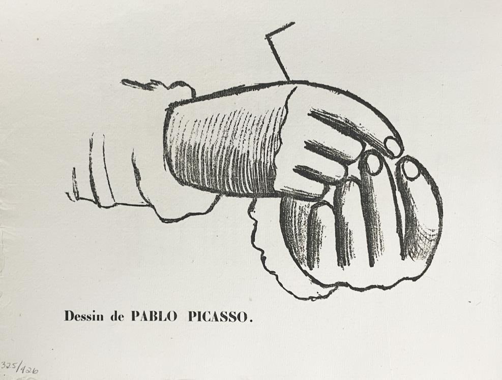 Pablo Picasso - Dessin 4: Artist: Pablo Picasso Title: Dessin 4 Year: 1919 Dimensions: 11 1/2in. by 9in. Edition: From the rare limited editon of 420 Publisher: A La Belle Editions <