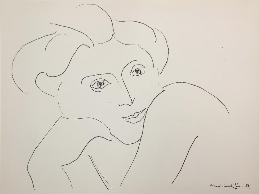 Henri Matisse (After) - Untitled: Artist: Henri Matisse (After) Title: Untitled Year: 1936 Dimensions: 11in. by 8.5in. Edition: From the rare limited edition Publisher: Editions Cahiers D'Art Pa