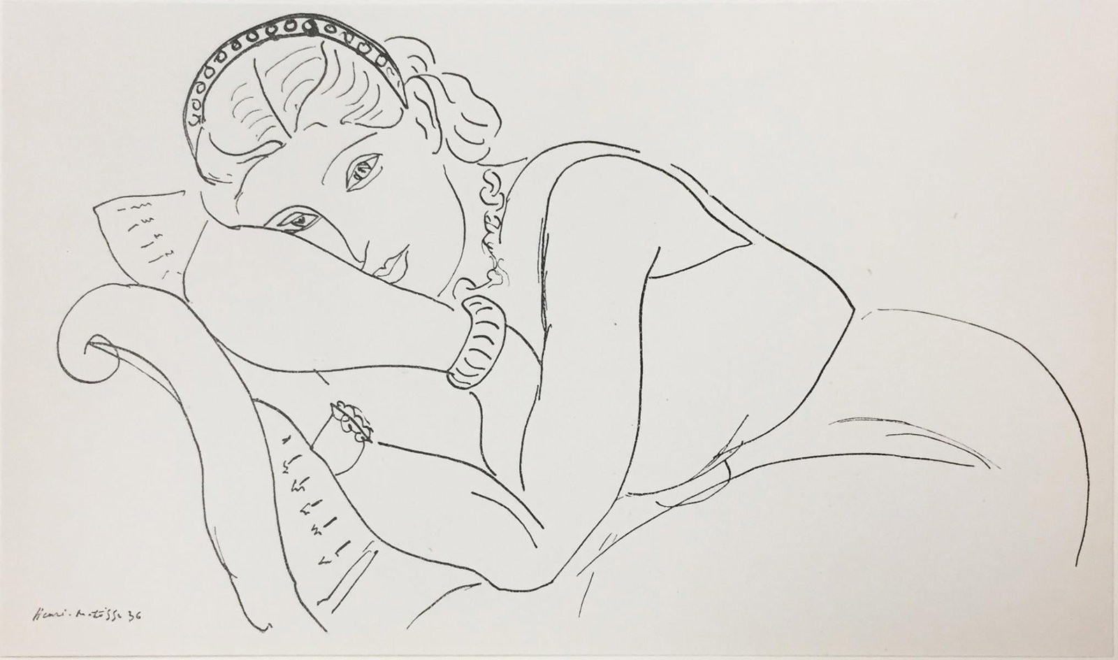 Henri Matisse (After) - Untitled: Artist: Henri Matisse (After) Title: Untitled Year: 1936 Dimensions: 11in. by 8.5in. Edition: From the rare limited edition Publisher: Editions Cahiers D'Art Pa