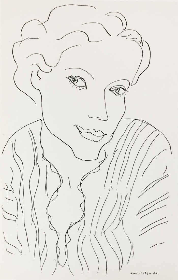 Henri Matisse (After) - Untitled: Artist: Henri Matisse (After) Title: Untitled Year: 1936 Dimensions: 11in. by 8.5in. Edition: From the rare limited edition Publisher: Editions Cahiers D'Art Pa