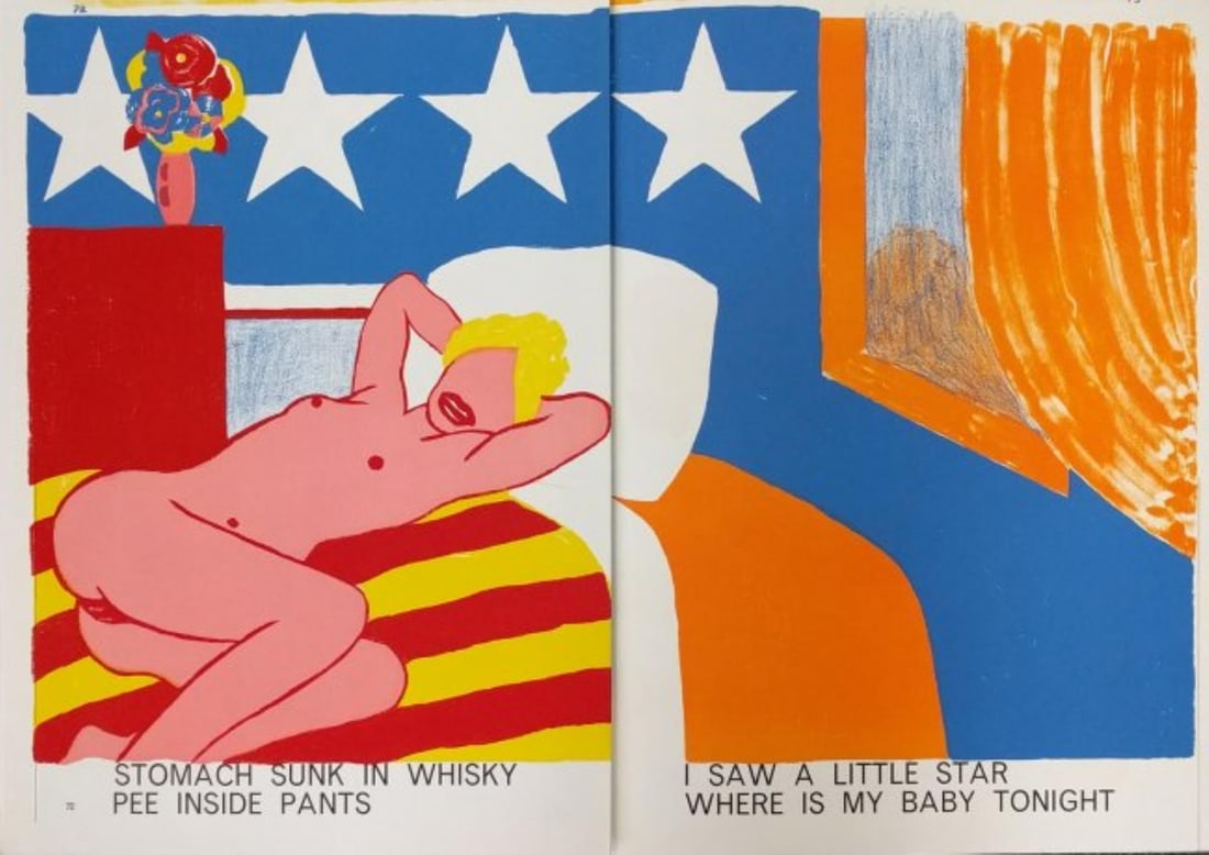 Tom Wesselmann - Nude: Artist: Tom Wesselmann Title: Nude Year: 1964 Dimensions: 16.25in. by 23in. Edition: From the rare limited edition Publisher: EW Kornfeld Switzerland Suite: One Cent Life Medium: Original lithograph