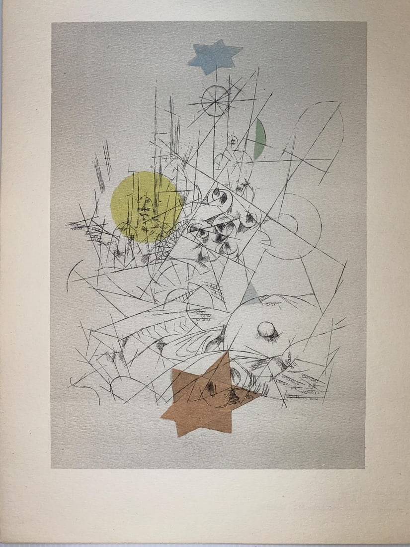 Paul Klee - Destruction and Hope: Artist: Paul Klee Title: Destruction and Hope Year: 1947 Dimensions: 9in. by 12in. Edition: from the rare limited edition of 2000 Publisher: The Museum Of Modern Art New York Suite: The Prints Of