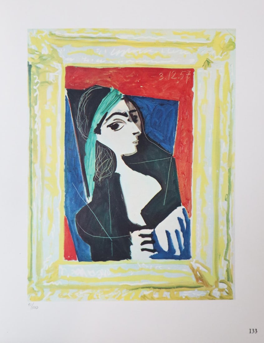 Pablo Picasso (After) - Les Menines XIX: Artist: Pablo Picasso (After) Title: Les Menines XIX Year: 1957 Dimensions: 7.5in. by 9in. Edition: From the rare limited edition of 100 Publisher: Editions Cercle D'art Paris Suite: Les Menines Et