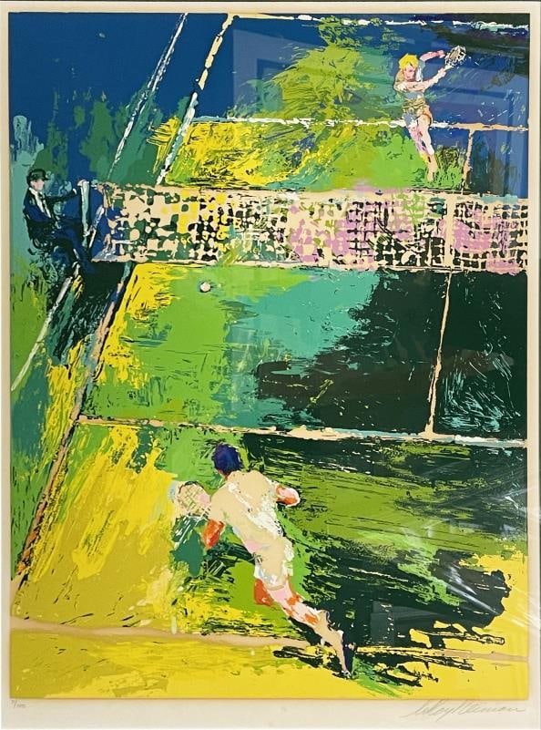 Leroy Neiman - Blood Tennis: Artist: Leroy Neiman Title: Blood Tennis Year: 1981 Dimensions: 27 7/8in. by 23in. Edition: Numbered from the Rare Limited Edition Medium: Serigraph in Colors o