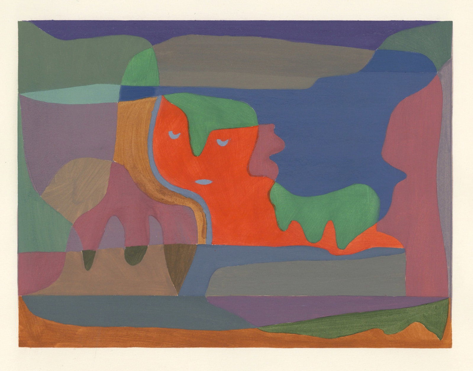 Paul Klee - Ruhende Sphinx: Artist: Paul Klee Title: Ruhende Sphinx Year: 1958 Dimensions: 16 x 20 in. Edition: From the rare limited edition of 200 Publisher: New York Graphic Society, New York Medium: Original lithograph in