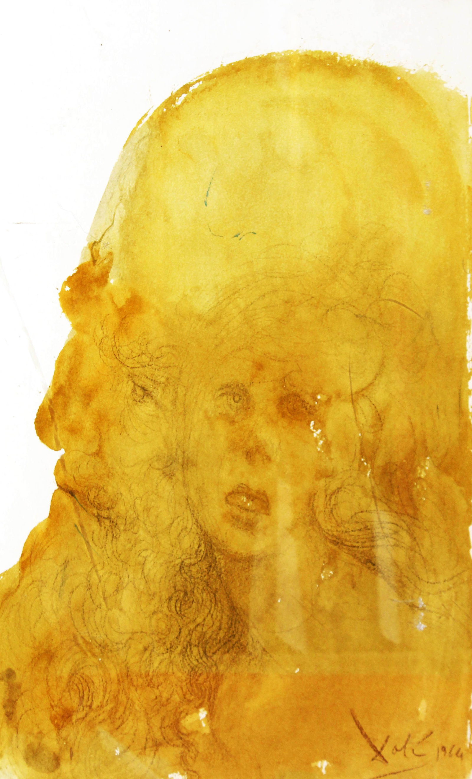 Salvador Dali - Assueres adamavit Esther (Plate 38): Artist: Salvador Dali Title: Assueres adamavit Esther (Plate 38) Year: 1969 Dimensions: 13in. by 19in. Edition: From the rare limited edition Publisher: Rizzoli Editions Milan. Suite: Biblia Sacra