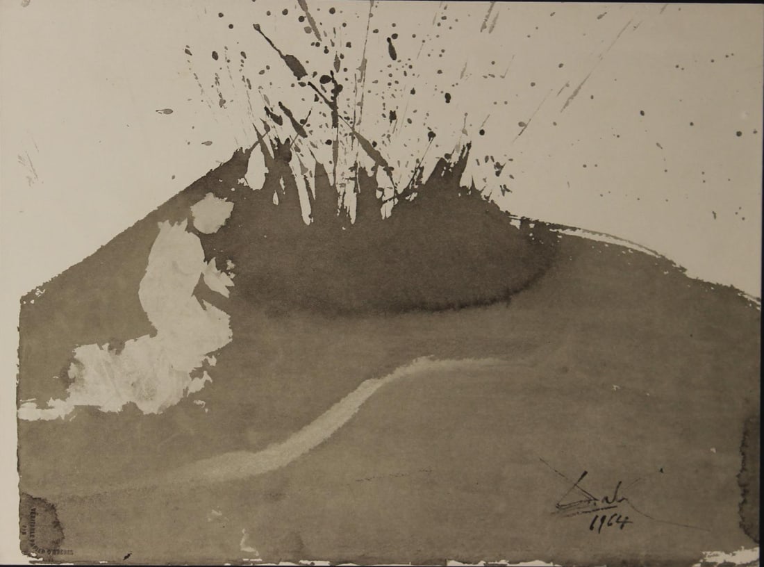 Salvador Dali - Angelus Excussit Flammamignis Daniel: Artist: Salvador Dali Title: Angelus Excussit Flammamignis Daniel Year: 1969 Dimensions: 13.75in. by 19in. Edition: From the rare limited edition Publisher: Rizzoli Editions Milan Suite: Biblia Sacra