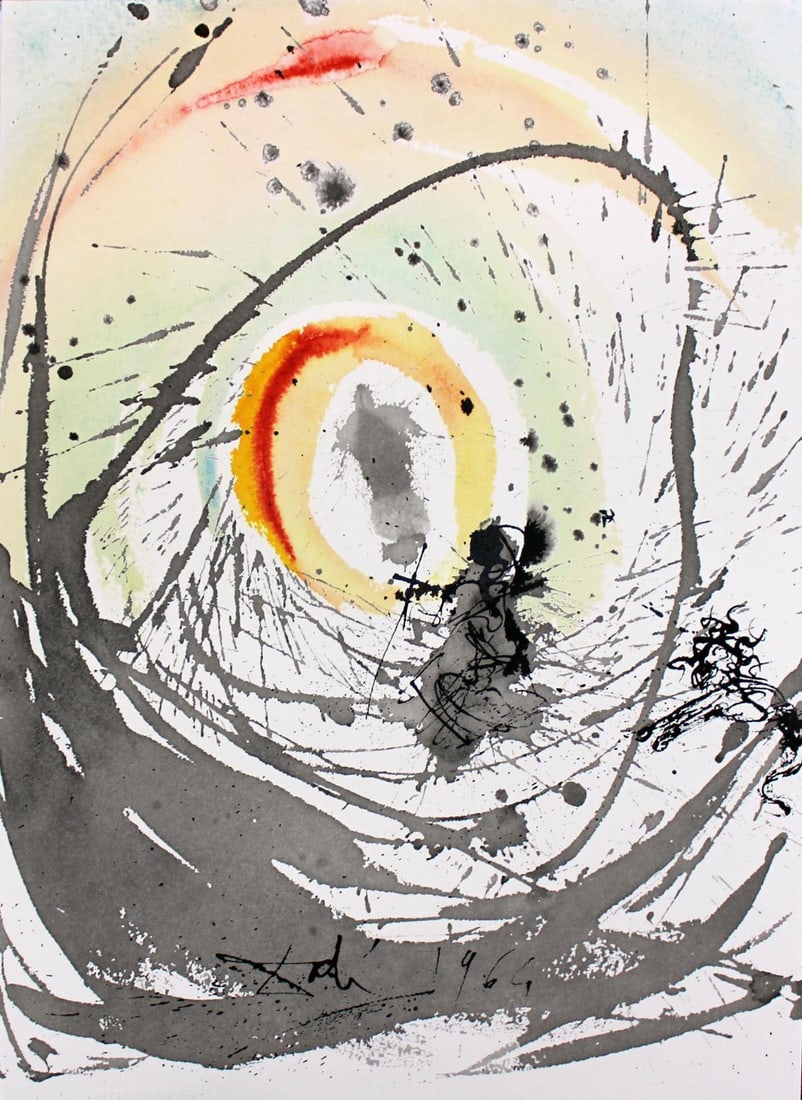 Salvador Dali - Volume V.23: Artist: Salvador Dali Title: Volume V.23 Year: 1969 Dimensions: 19in. by 13.75in. Edition: From the rare limited edition Suite: Biblia Sacra Signature Details: Signed in the plate Comes with a Letter