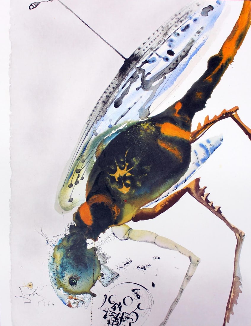 Salvador Dali - Volume II.5: Artist: Salvador Dali Title: Volume II.5 Year: 1969 Dimensions: 19in. by 13.75in. Edition: From the rare limited edition Suite: Biblia Sacra Signature Details: Signed in the plate Notes: This work is