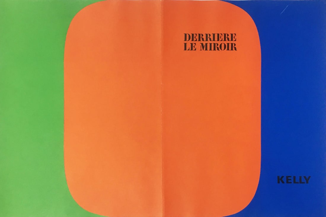 Ellsworth Kelly - Cover for Derriere Le Miroir: Artist: Ellsworth Kelly Title: Cover for Derriere Le Miroir Year: 1964 Dimensions: 15in. by 22in. Edition: From the Rare Limited Edition Publisher: Maeght Editeur Paris Suite: Derriere Le Miroir