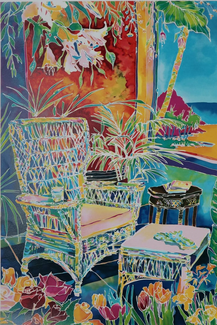 Jennifer Markes - Resting Spot: Artist: Jennifer Markes Title: Resting Spot Dimensions: 24in. by 36in. Edition: Artist proof edition from the rare limited edition of 75 Medium: Orginal Serigraph on paper Condition: Excellent