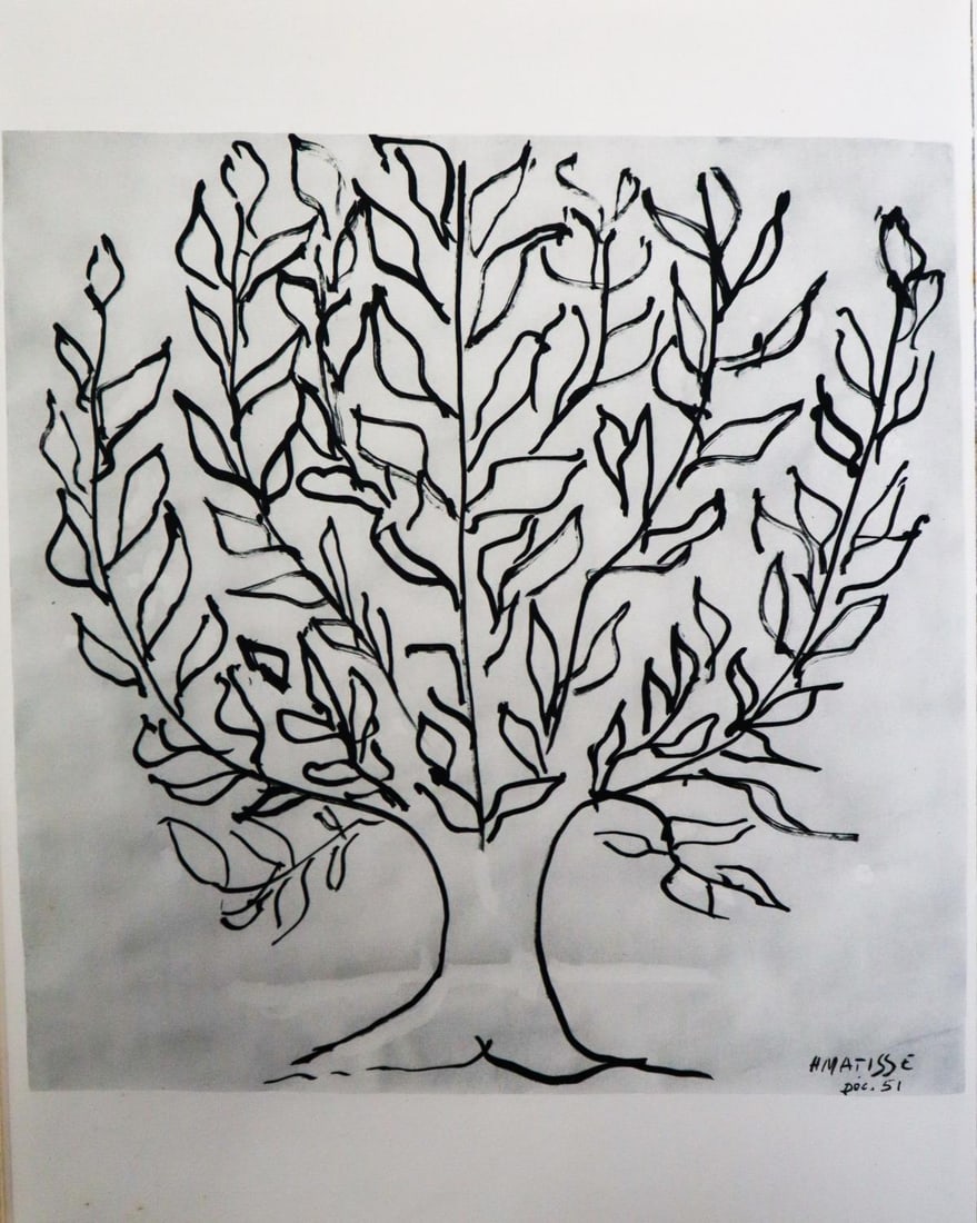 Henri Matisse - Untitled from Verve Suite: Artist: Henri Matisse Title: Untitled from Verve Suite Year: 1952 Dimensions: 14in. by 10 1/4in. Edition: From the rare limited edition Publisher: Teriade Paris Dec 1952. Suite: Verve vol VI no 27/28