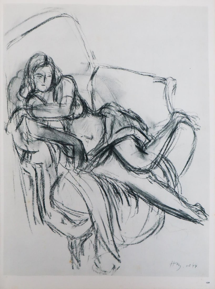 Henri Matisse - Untitled from Verve Suite (After): Artist: Henri Matisse Title: Untitled from Verve Suite Year: 1952 Dimensions: 14in. by 10 1/4in. Edition: From the rare limited edition Publisher: Teriade Pari