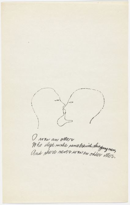 Andy Warhol - Letter O: Artist: Andy Warhol Title: Untitled 12 Year: 1953 Dimensions: 9.5in. by 6in. Edition: From the rare limited edition of approx. 100 Publisher: Andy Warhol New York Suite: A is an Alphabet Medium: