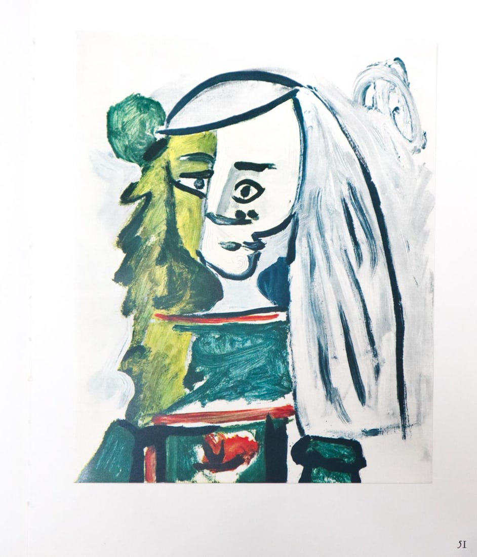 Pablo Picasso (After) - Les Menines: Artist: Pablo Picasso (After) Title: Les Menines Year: 1957 Dimensions: 7.5in. by 9in. Edition: From the rare limited edition of 100 Publisher: Editions Cercle D'art Paris Suite: Les Menines Et La
