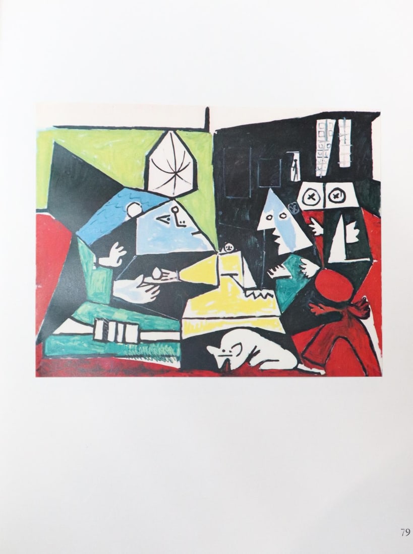 Pablo Picasso (After) - Les Menines: Artist: Pablo Picasso (After) Title: Les Menines Year: 1957 Dimensions: 7.5in. by 9in. Edition: From the rare limited edition of 100 Publisher: Editions Cercle