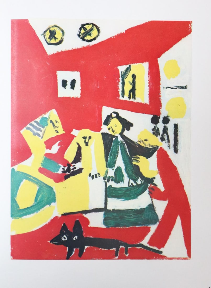 Pablo Picasso (After) - Les Menines: Artist: Pablo Picasso (After) Title: Les Menines Year: 1957 Dimensions: 7.5in. by 9in. Edition: From the rare limited edition of 100 Publisher: Editions Cercle