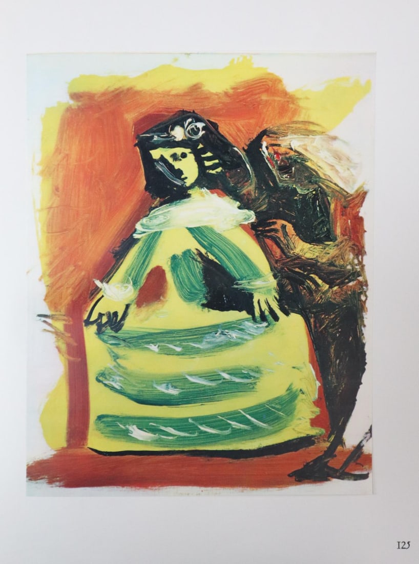 Pablo Picasso (After) - Les Menines: Artist: Pablo Picasso (After) Title: Les Menines Year: 1957 Dimensions: 7.5in. by 9in. Edition: From the rare limited edition of 100 Publisher: Editions Cercle
