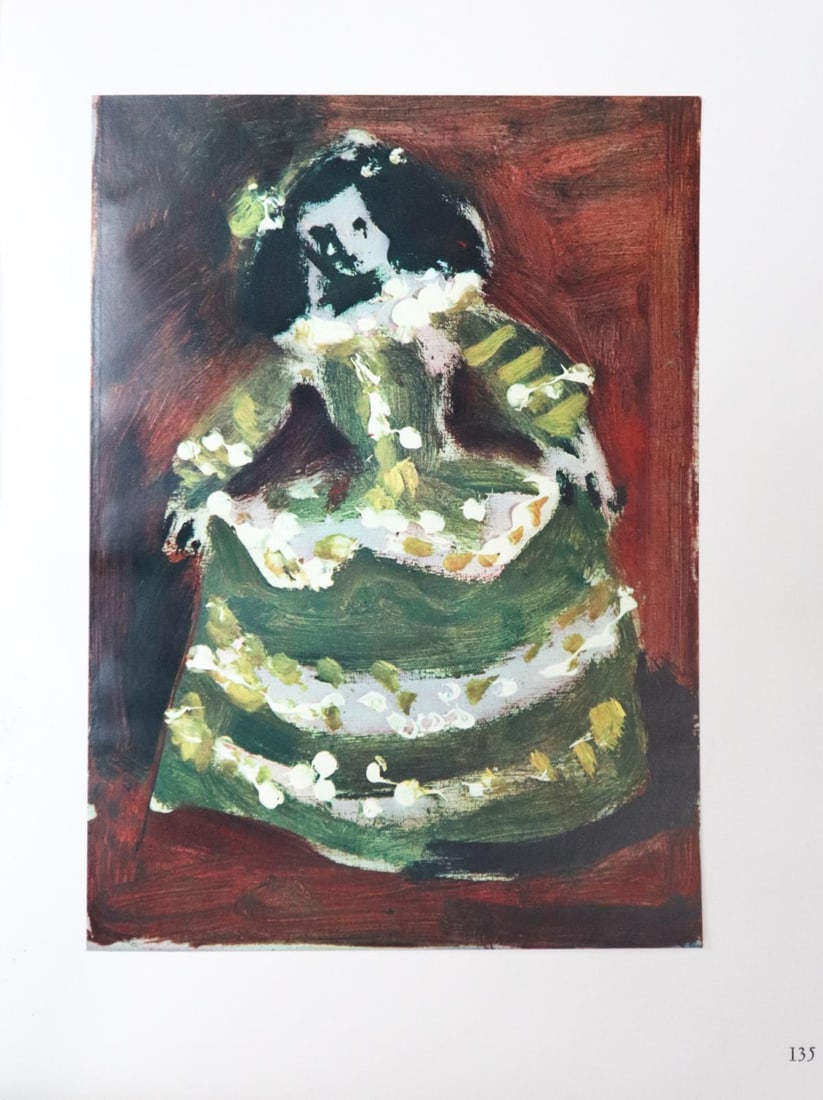 Pablo Picasso (After) - Les Menines: Artist: Pablo Picasso (After) Title: Les Menines Year: 1957 Dimensions: 7.5in. by 9in. Edition: From the rare limited edition of 100 Publisher: Editions Cercle