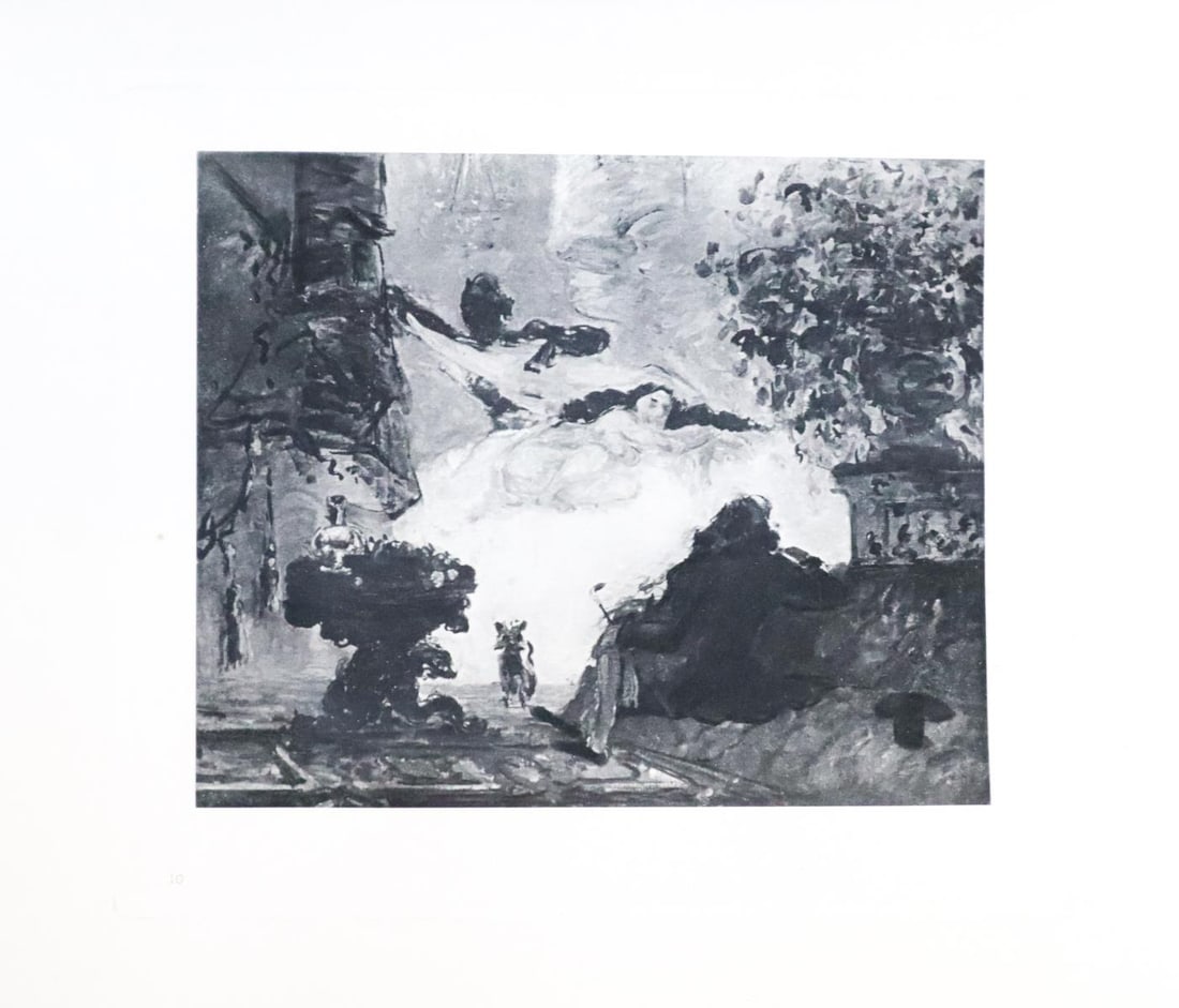 Paul Cezanne (after) - La Nouvelle Olympia: Artist: Paul Cezanne (after) Title: La Nouvelle Olympia Year: 1914 Dimensions: 5.5in. by 7in. Edition: From the rare limited edition of 650 Publisher: Ambroise
