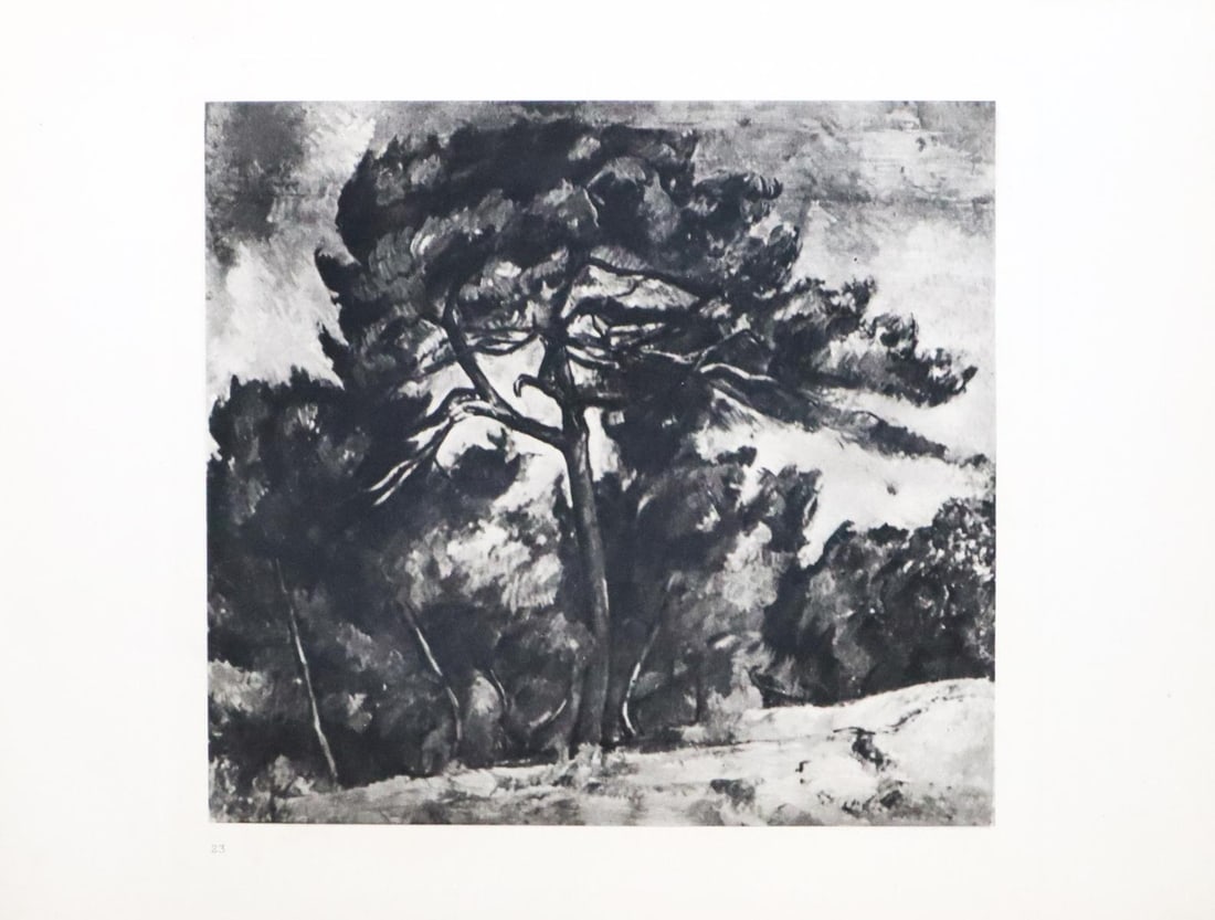 Paul Cezanne (after) - Le Grand Pin: Artist: Paul Cezanne (after) Title: Le Grand Pin Year: 1914 Dimensions: 12.5in. by 10in. Edition: From the rare limited edition of 650 Publisher: Ambroise Volla