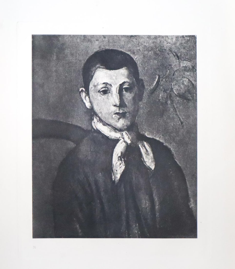 Paul Cezanne (after) - Portrait de M. G...: Artist: Paul Cezanne (after) Title: Portrait de M. G... Year: 1880 Dimensions: 12.5in. by 10in. Edition: From the rare limited edition of 650 Publisher: Ambrois