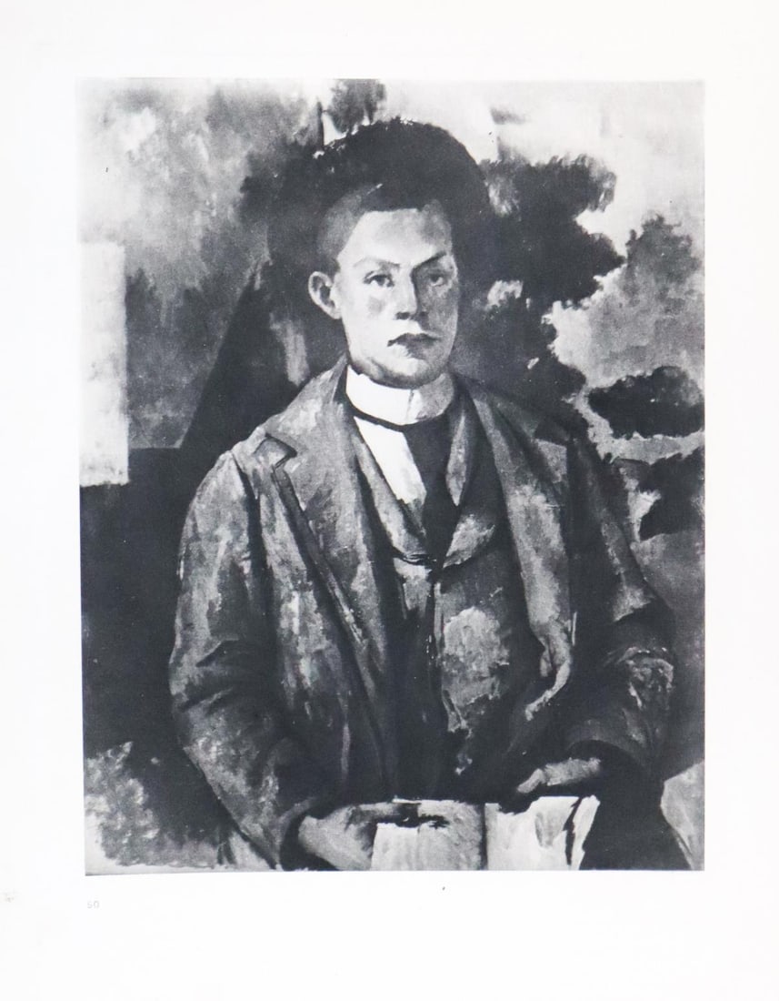 Paul Cezanne (after) - Le Liseur: Artist: Paul Cezanne (after) Title: Le Liseur Year: 1896 Dimensions: 12.5in. by 10in. Edition: From the rare limited edition of 650 Publisher: Ambroise Vollard