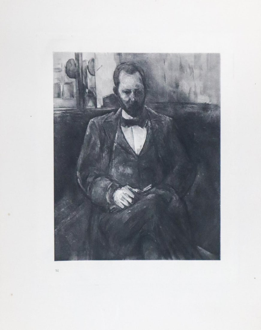 Paul Cezanne (after) - Mon Portrait: Artist: Paul Cezanne (after) Title: Mon Portrait Year: 1899 Dimensions: 12.5in. by 10in. Edition: From the rare limited edition of 650 Publisher: Ambroise Volla