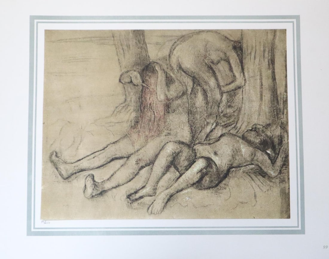 Edgar Degas (After) - Le bain sous les saules: Artist: Edgar Degas (After) Title: Le bain sous les saules Year: 1894 Dimensions: 16in. by 20in. Edition: 70 From the rare limited edition of 250 Publisher: Dem