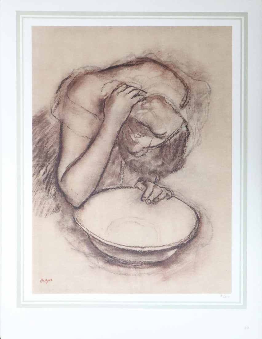 Edgar Degas (After) - Femme a sa toilette: Artist: Edgar Degas (After) Title: Femme a sa toilette Year: 1883 Dimensions: 16in. by 20in. Edition: 70 From the rare limited edition of 250 Publisher: Demotte