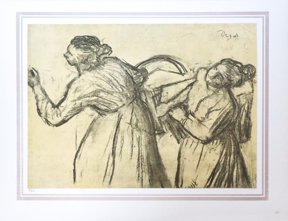 Edgar Degas (After) - Duex blanchisseuses (1 of 1)