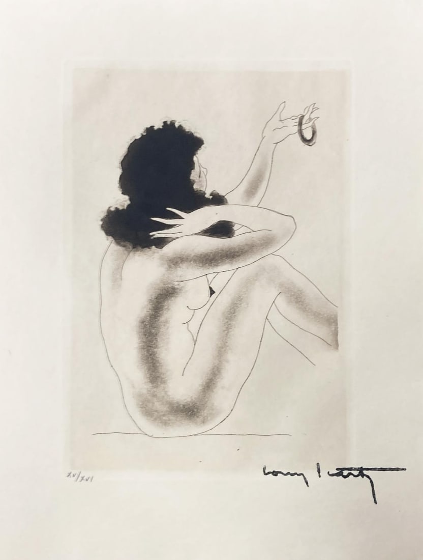 Louis Icart - Passing in Time: Artist: Louis Icart Title: Passing in Time Year: c. 1943 Dimensions: 8.25in. by 11.25in. Edition: From the rare limited edition of XVI on Japon Paper Publisher: Le Vasseur et Cie. Paris. Suite: