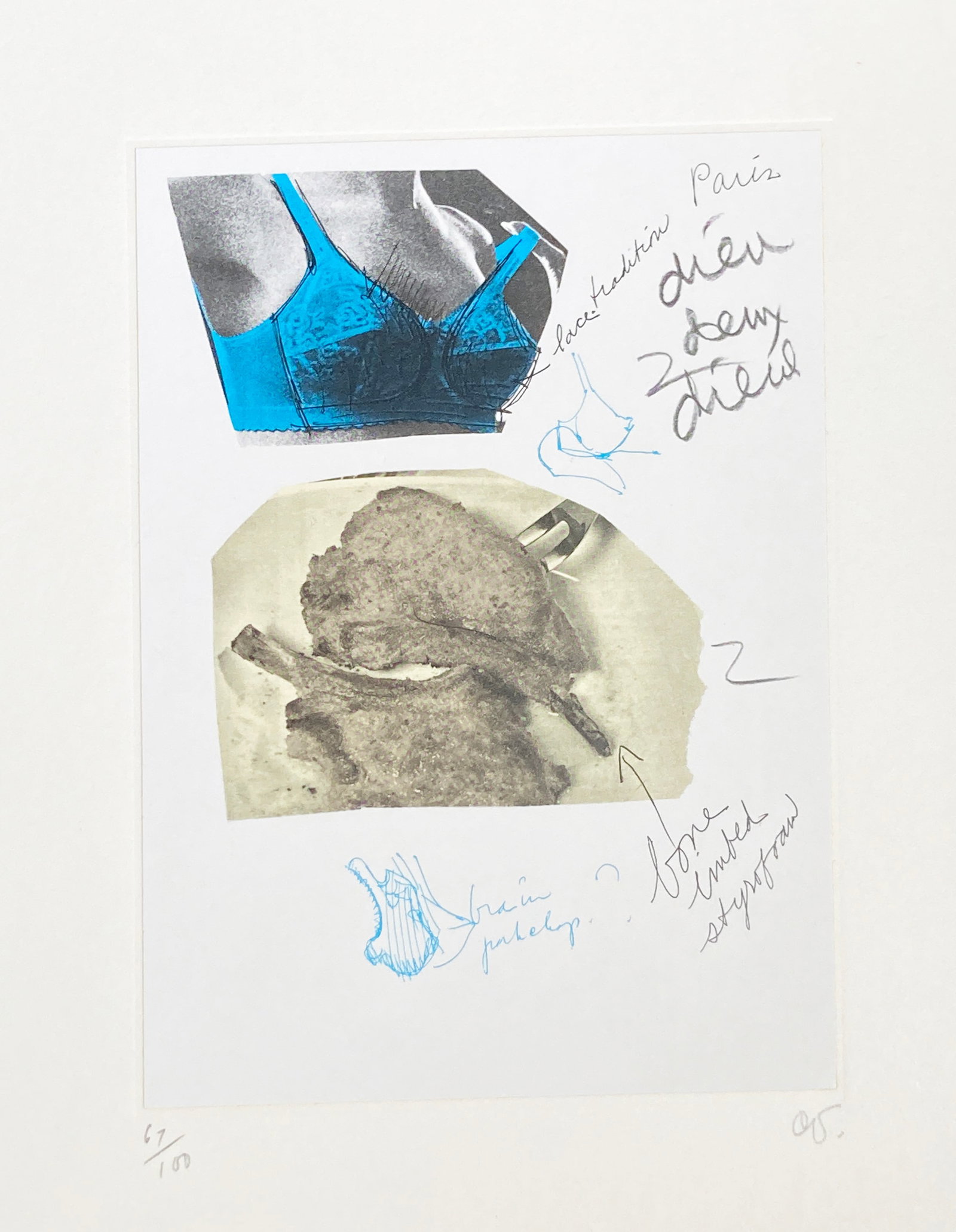 Claes Oldenburg - Notes in Hand 10: Artist: Claes Oldenburg Title: Notes in Hand 10 Year: 1972 Dimensions: 8 x 10 in. Edition: From the rare limited edition of 100 Publisher: Professional Prints Suite: Notes in Hand Medium: Lithograph