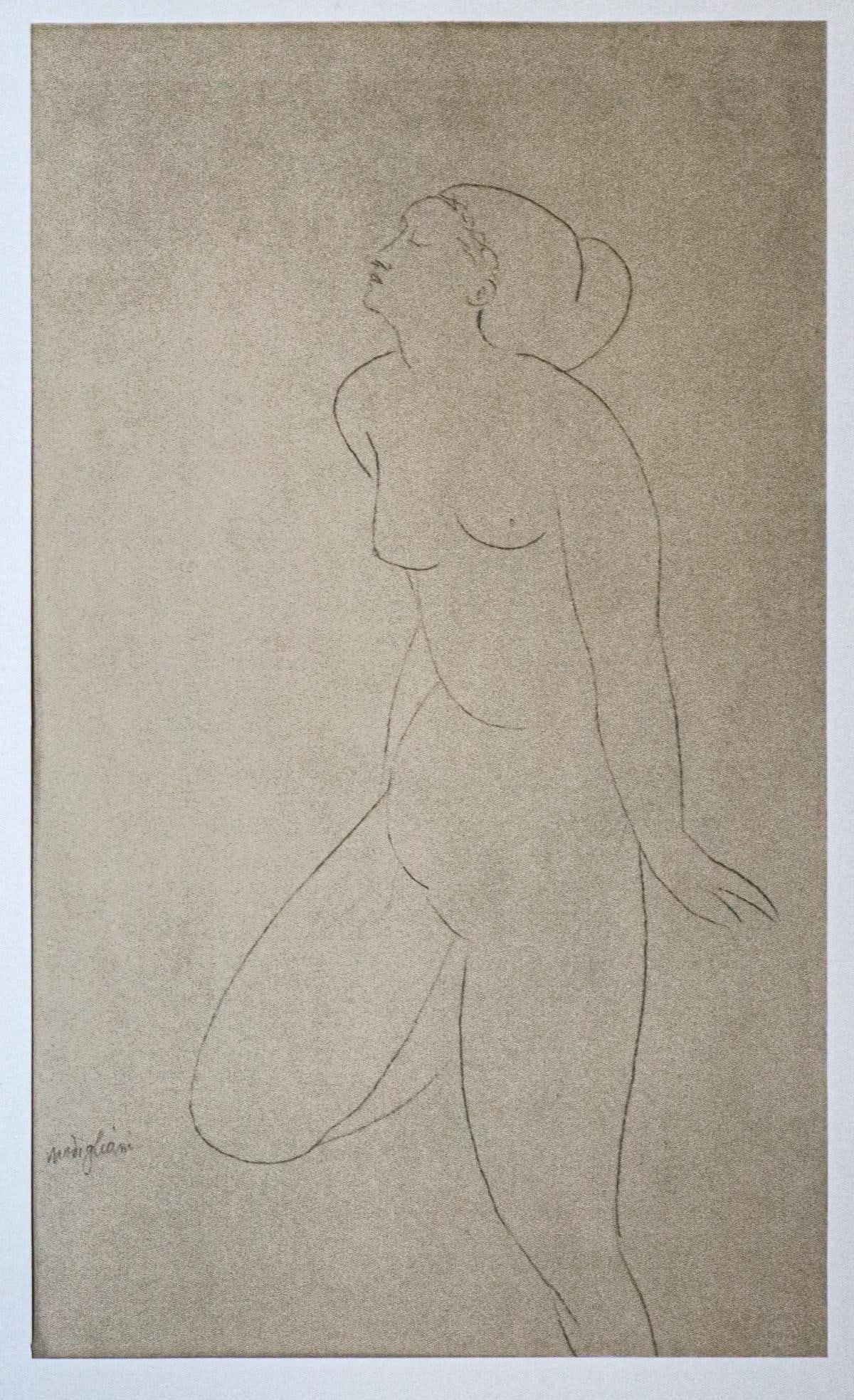 Amedeo Modigliani - Untitled portrait of a Naked Woman (After): Artist: Amedeo Modigliani Title: Untitled portrait of a Naked Woman Year: 1959 Dimensions: 22.25in. by 17.75in. Edition: From the rare limited edition 750 Publisher