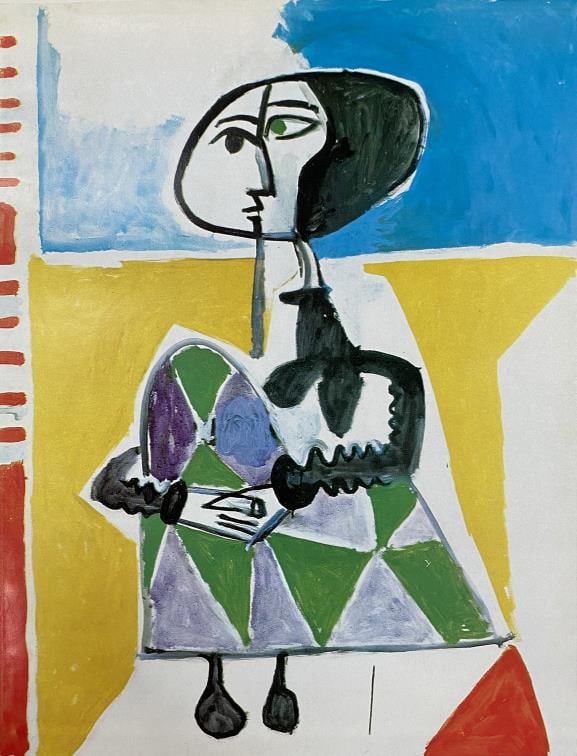 Pablo Picasso - Untitled 1 (After): Artist: Pablo Picasso Title: Untitled 1 Year: 1964 Dimensions: 7.5in. by 9.75in. Edition: From the Rare Limited Edition of 150 Publisher: Editions Cercle d'Art Paris Suite: Les Dames de Mougins