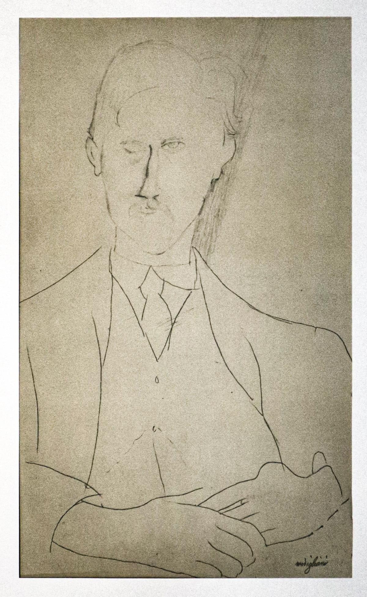 Amedeo Modigliani - "Untitled" (After): Artist: Amedeo Modigliani Title: "Untitled" Year: 1959 Dimensions: 22.25in. by 17.75in. Edition: From the rare limited edition 750 Publisher: Grove Press Inc. New York. Suite: From the Forty-Five