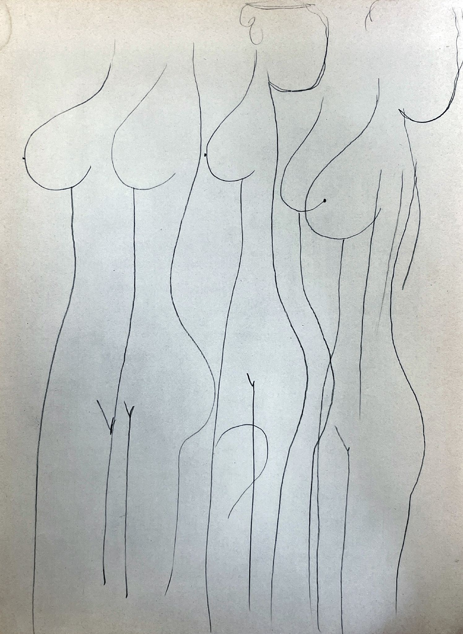 Pablo Picasso - Three Nude Women (1948): Artist: Pablo Picasso Title: Three Nude Women (1948) Year: 1948 Dimensions: 13 5/8 x 10 7/16 in. Edition: From the Rare Limited Edition Publisher: Verve, Paris<
